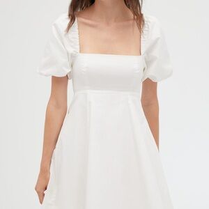 Hill House White Midi Dress